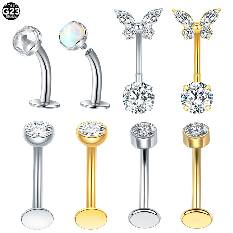1/10Pcs Titanium Curved Belly  - đánh giá và giá Curved Spring Bar
