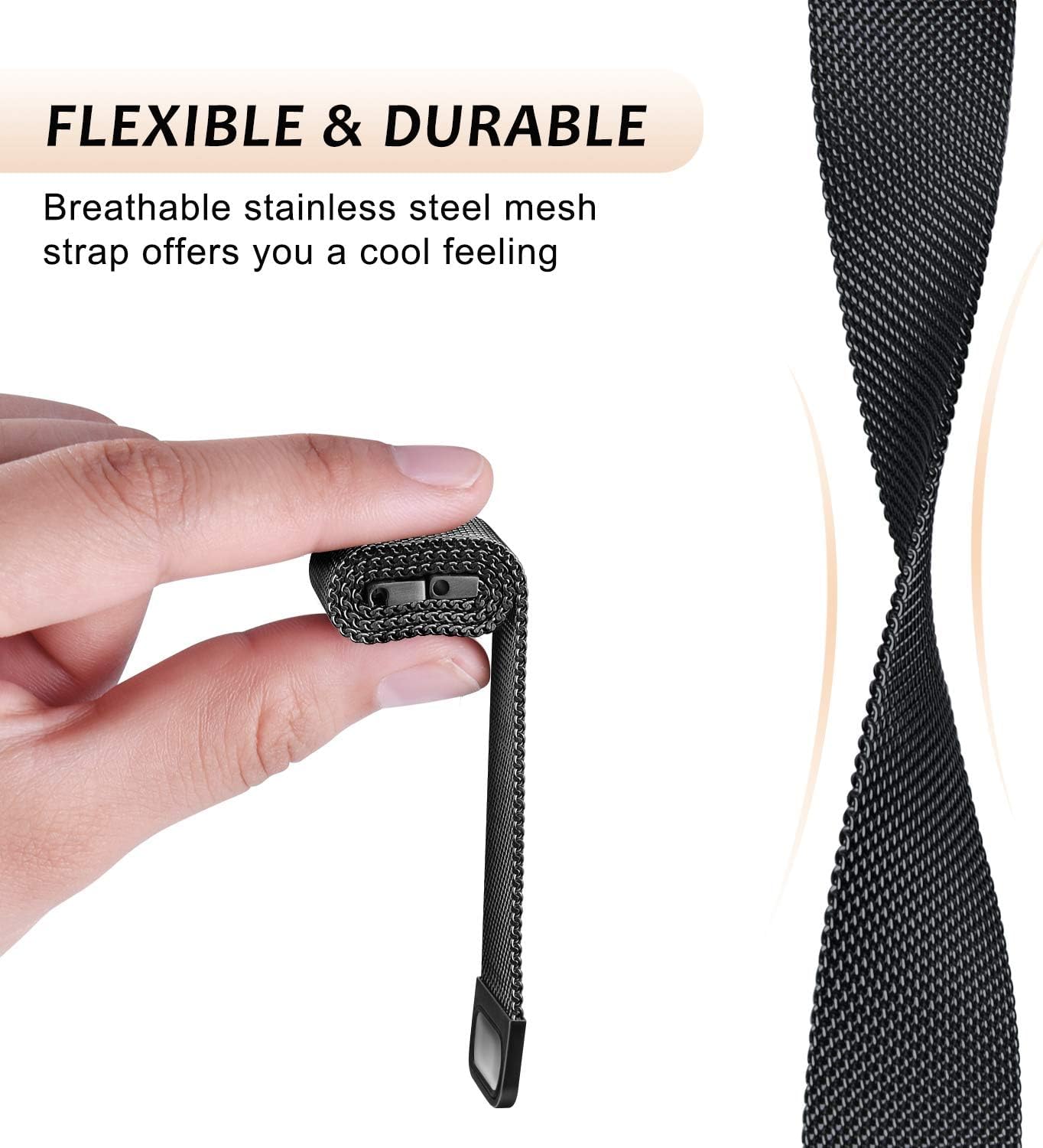 14mm Milanese Loop For Garmin  - đánh giá và giá Milanese Loop Magnetic